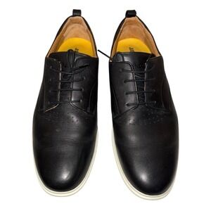 Amberjack Original classic black leather lace up shoes Men's 12